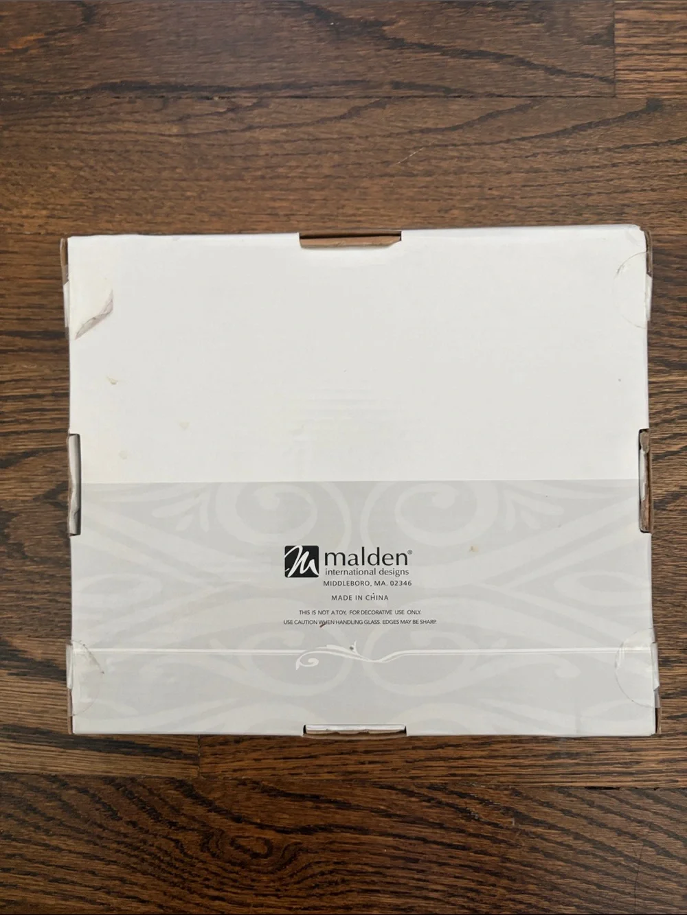 Malden White First Communion Frame with Cross Accent